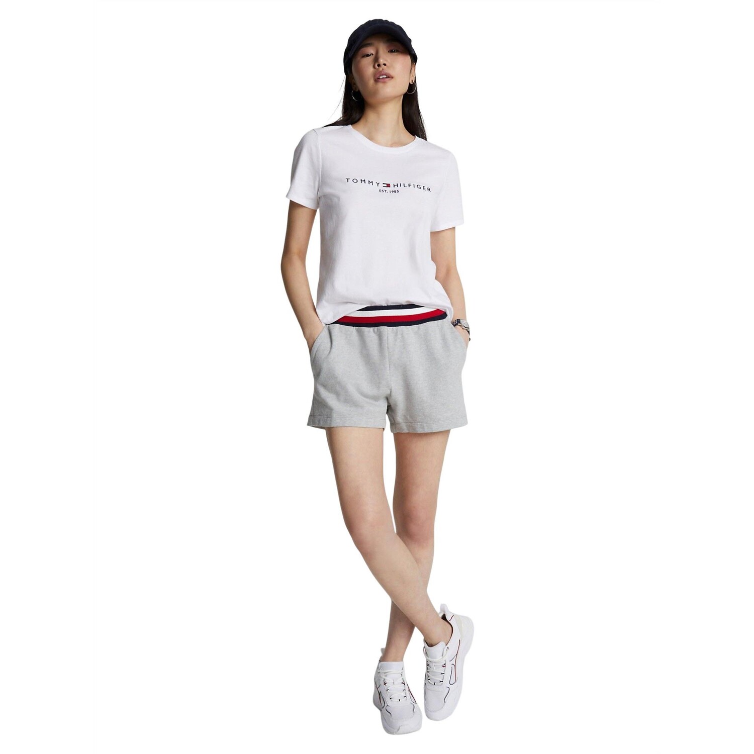 

Спортивные шорты Tommy Hilfiger Stripe Waistband, серый