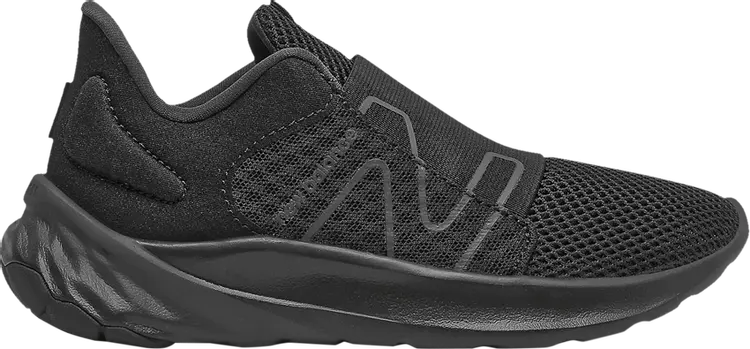

Кроссовки New Balance Fresh Foam Roav v2 Slip-On Little Kid Wide 'Black Phantom', черный