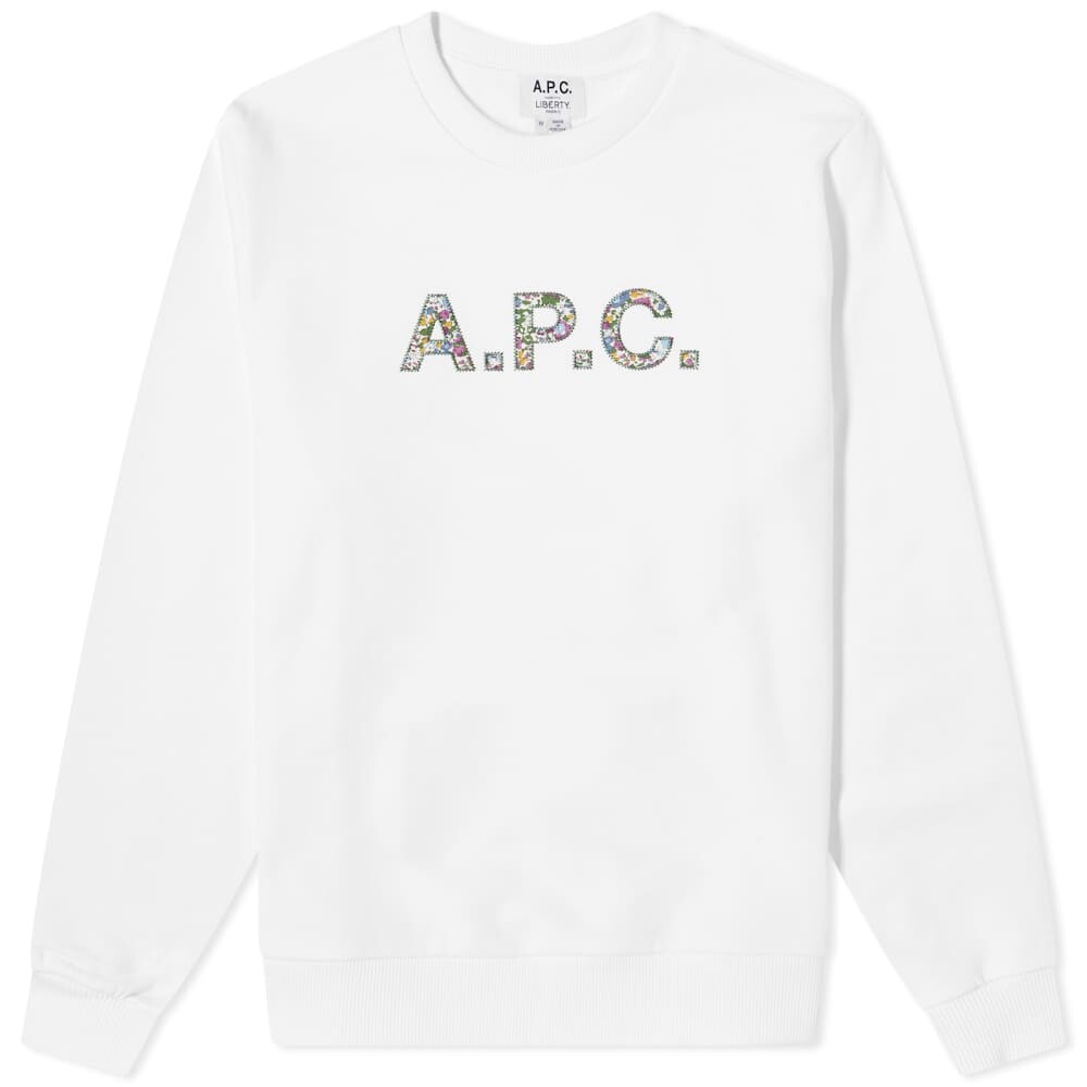 

Толстовка A.P.C. x Liberty Floral Sweat, Белый