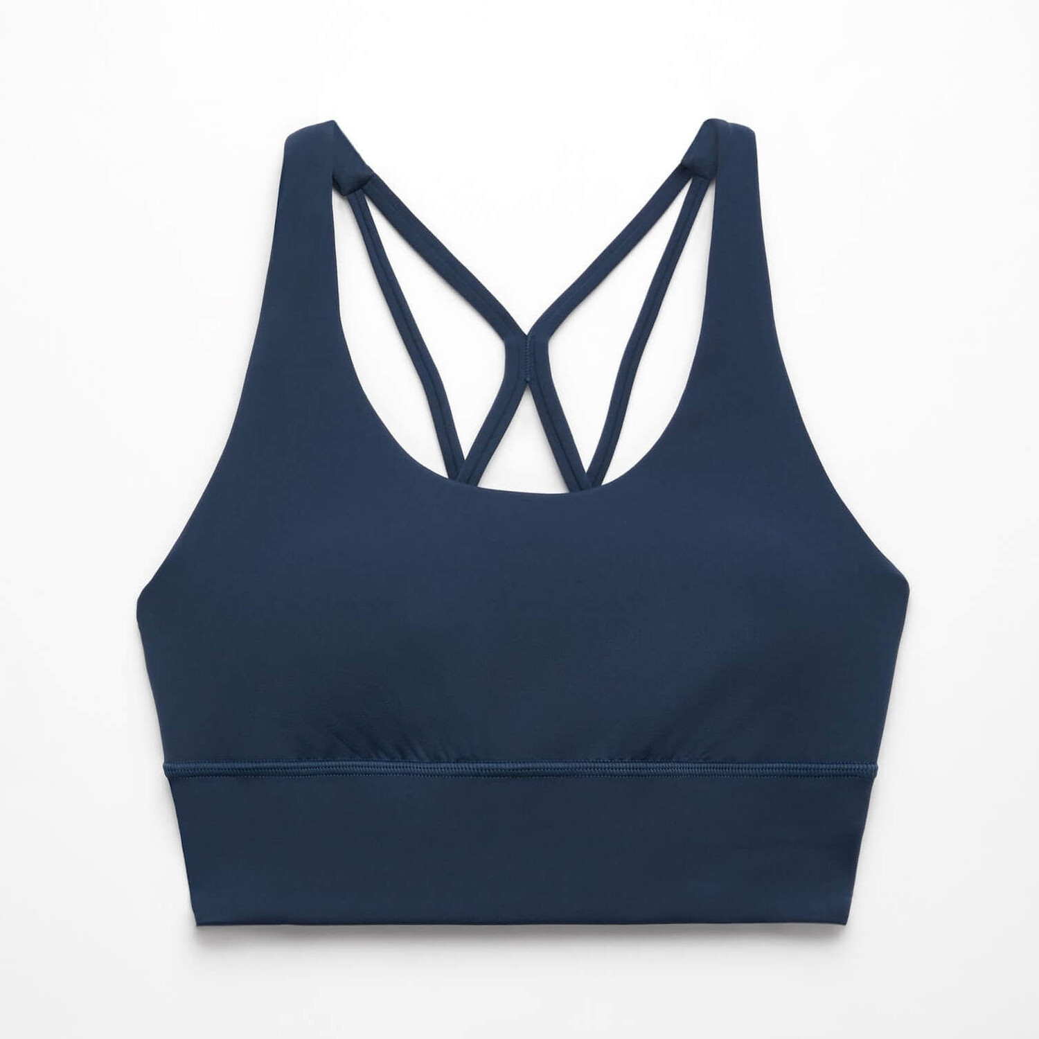 

Спортивный бюстгальтер Oysho Medium-Support With Cups, темно-синий