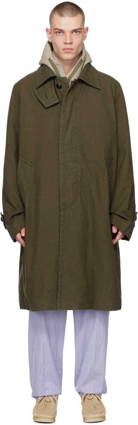 

Пальто цвета хаки sacai
