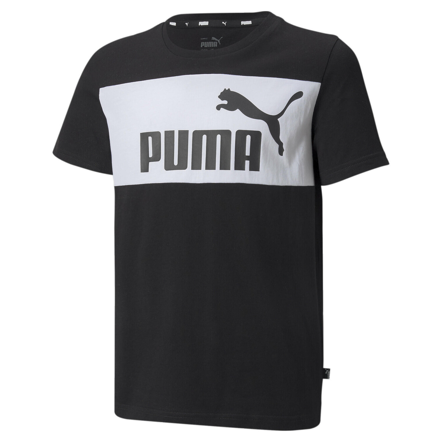 

Молодежная футболка с цветными блоками Essentials+ PUMA, черный