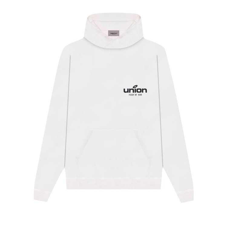 Худи Fear of God Essentials x Union Vintage Hoodie 'White', белый - фото