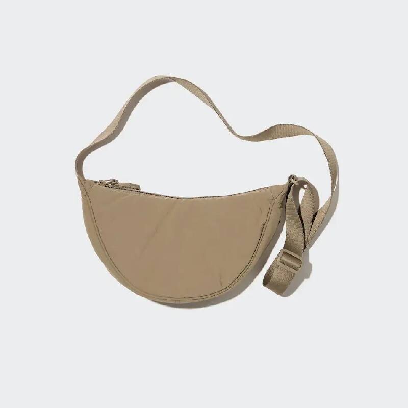

Круглая мини-сумка через плечо Uniqlo Round Mini Shoulder, коричневый