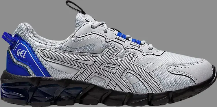

Кроссовки gel quantum 90 3 gs 'piedmont grey black' Asics, серый