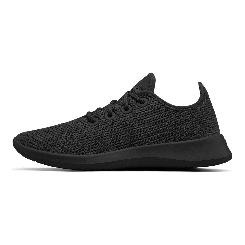 Кроссовки Allbirds Tree Runners, jet black/ black sole - фото