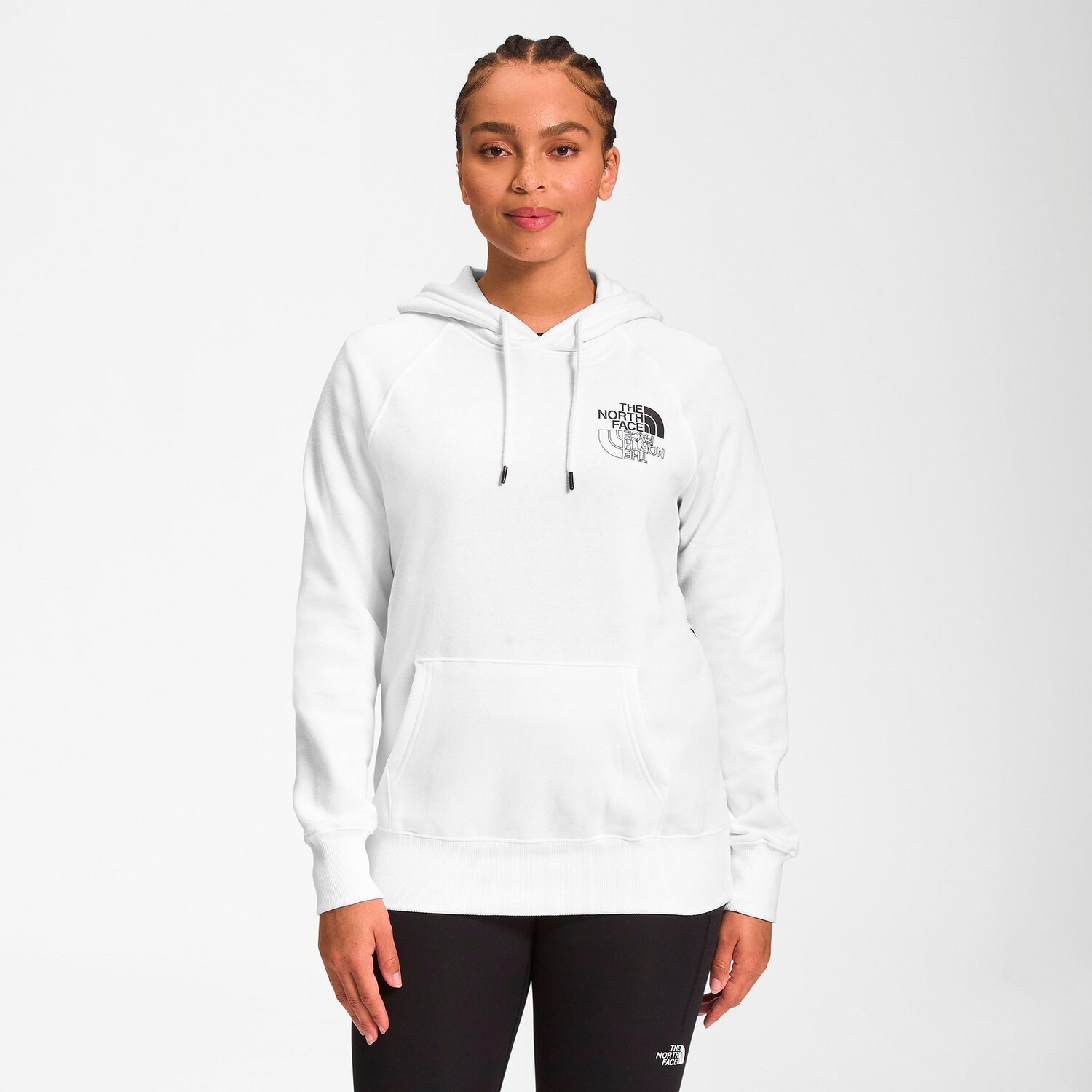 

Женская толстовка с капюшоном The North Face Graphic Injection, белый