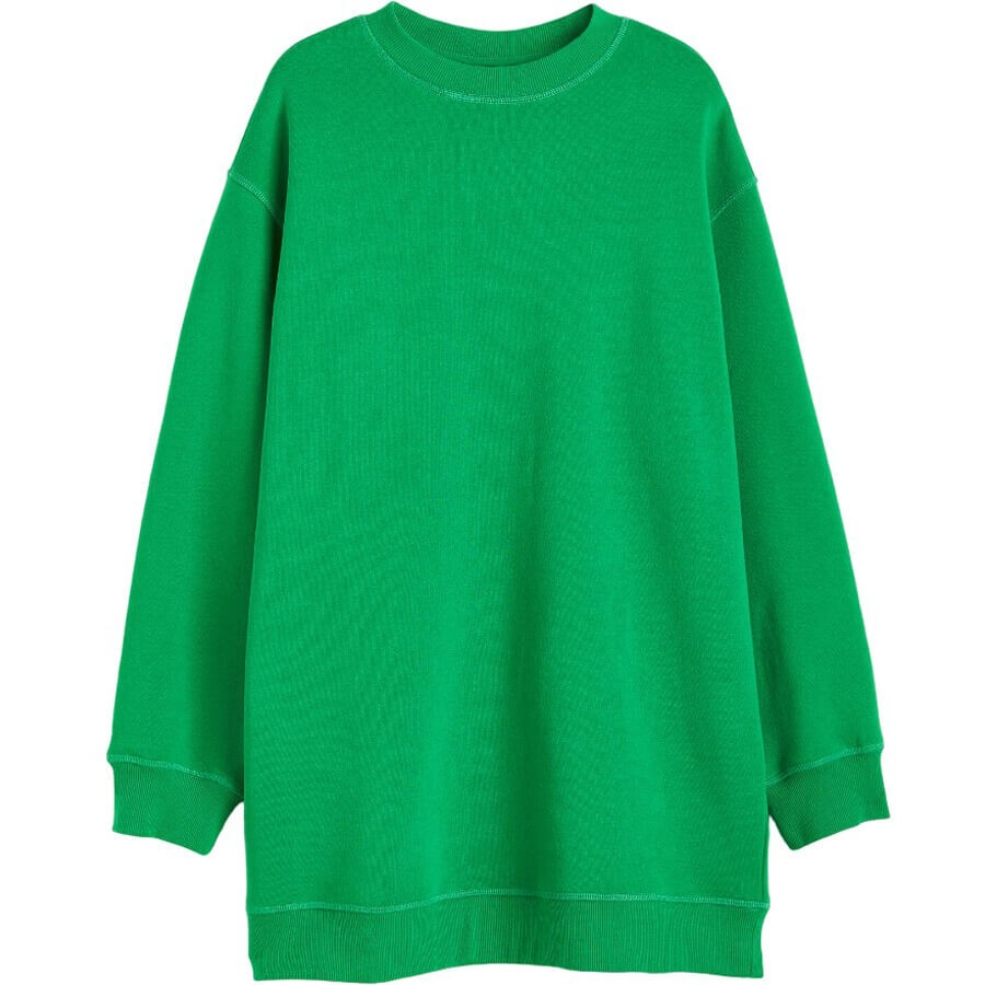 

Свитшот H&M Oversized, зеленый