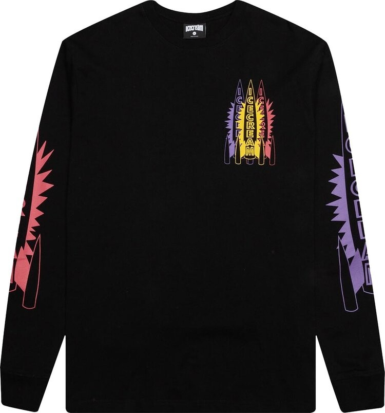 

Лонгслив Icecream Crayon Long-Sleeve Knit 'Black', черный
