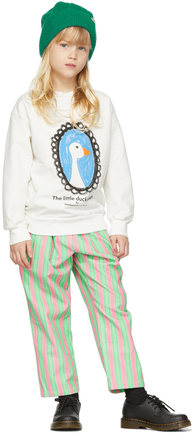 

Детские зелено-розовые брюки Fluor Weekend House Kids