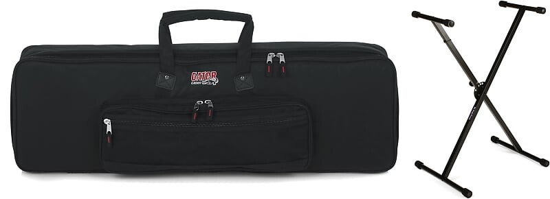 

Gator GKB-61 Padded Keyboard Gig Bag в комплекте со стойкой On-Stage KS7190 Classic Single-X Gator + On-Stage GKB-61=1 KS7190=1