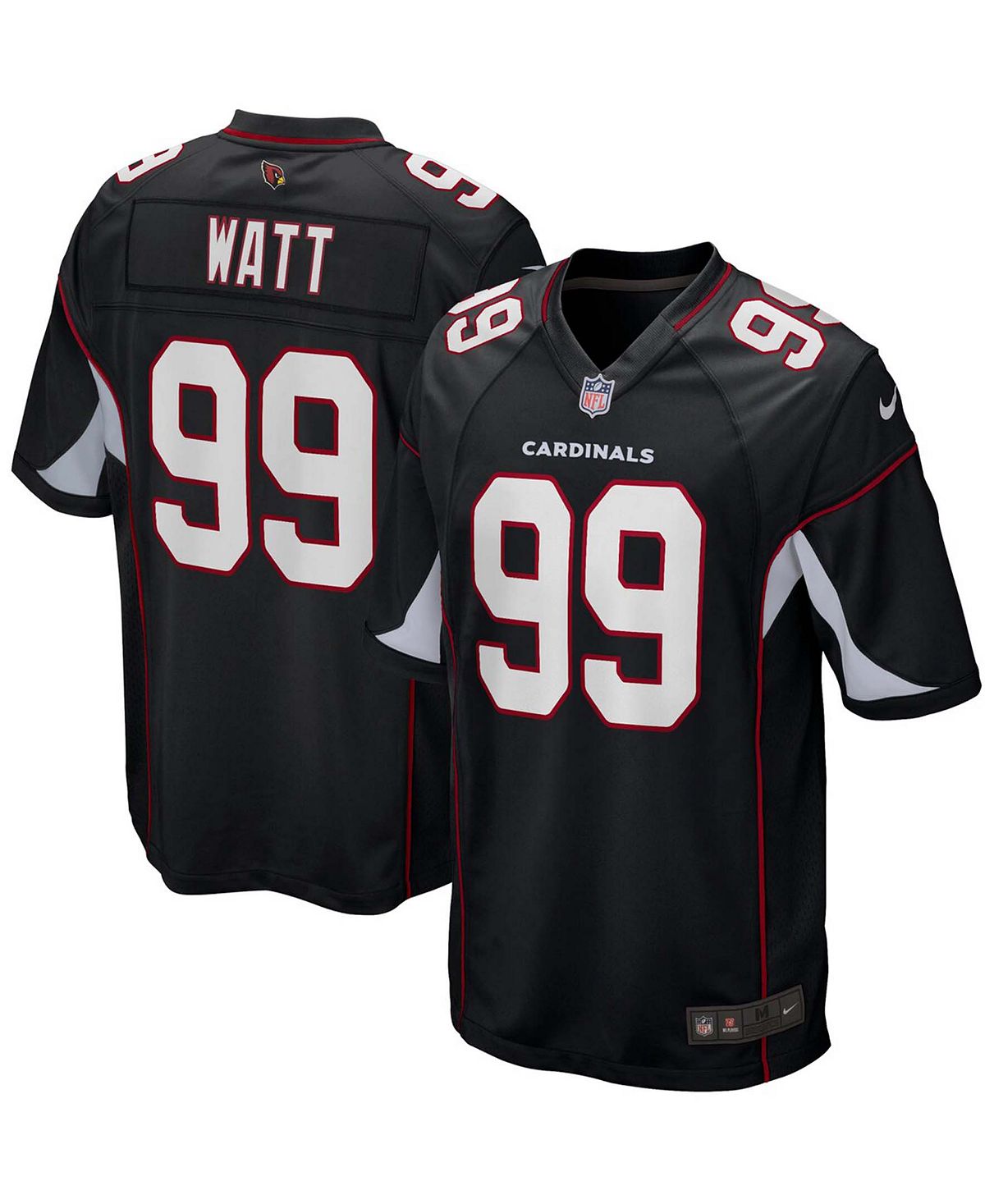 Футболка Nike J.Watt Arizona Cardinals Alternate Game Size 3XL, черный