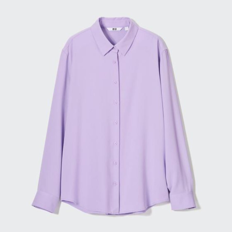 

Блуза Uniqlo Rayon, сиреневый