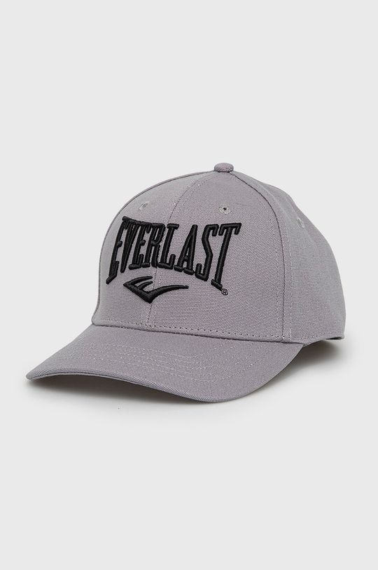 Хлопчатобумажная шапка Everlast, серый бейсболка everlast размер os черный