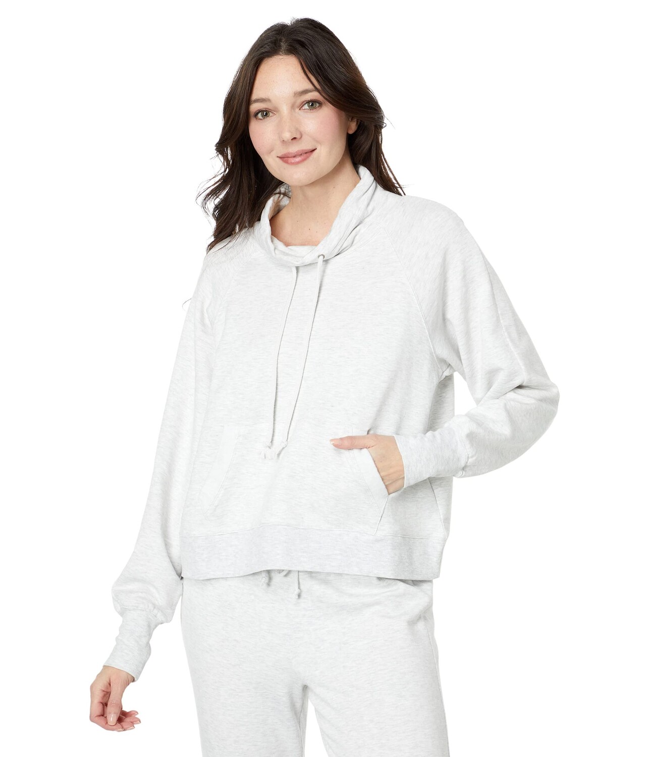 

Пуловер Splendid, Cottony Supersoft Funnel Neck Sweatshirt