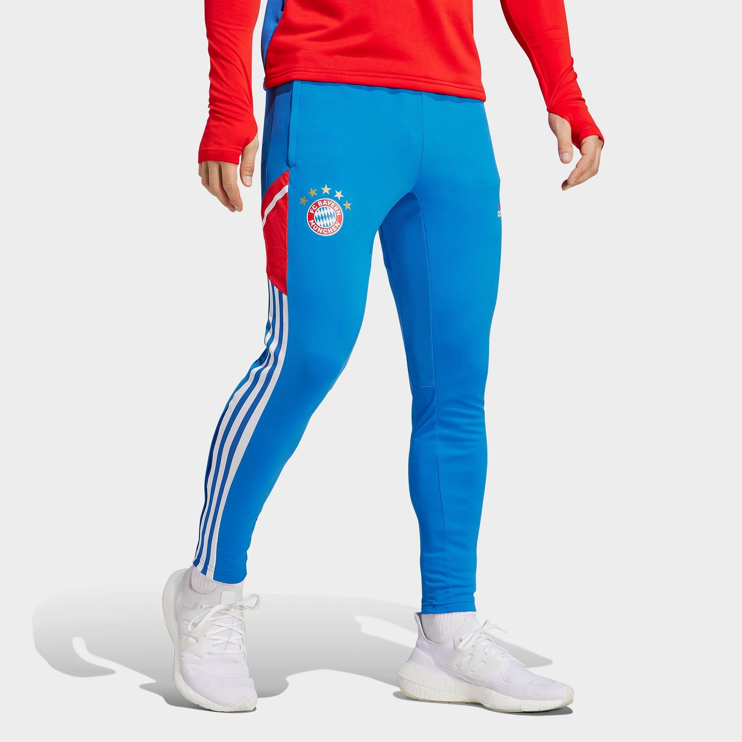 

Мужская футбольная майка Adidas FC Bayern Condivo 22 Training, синий