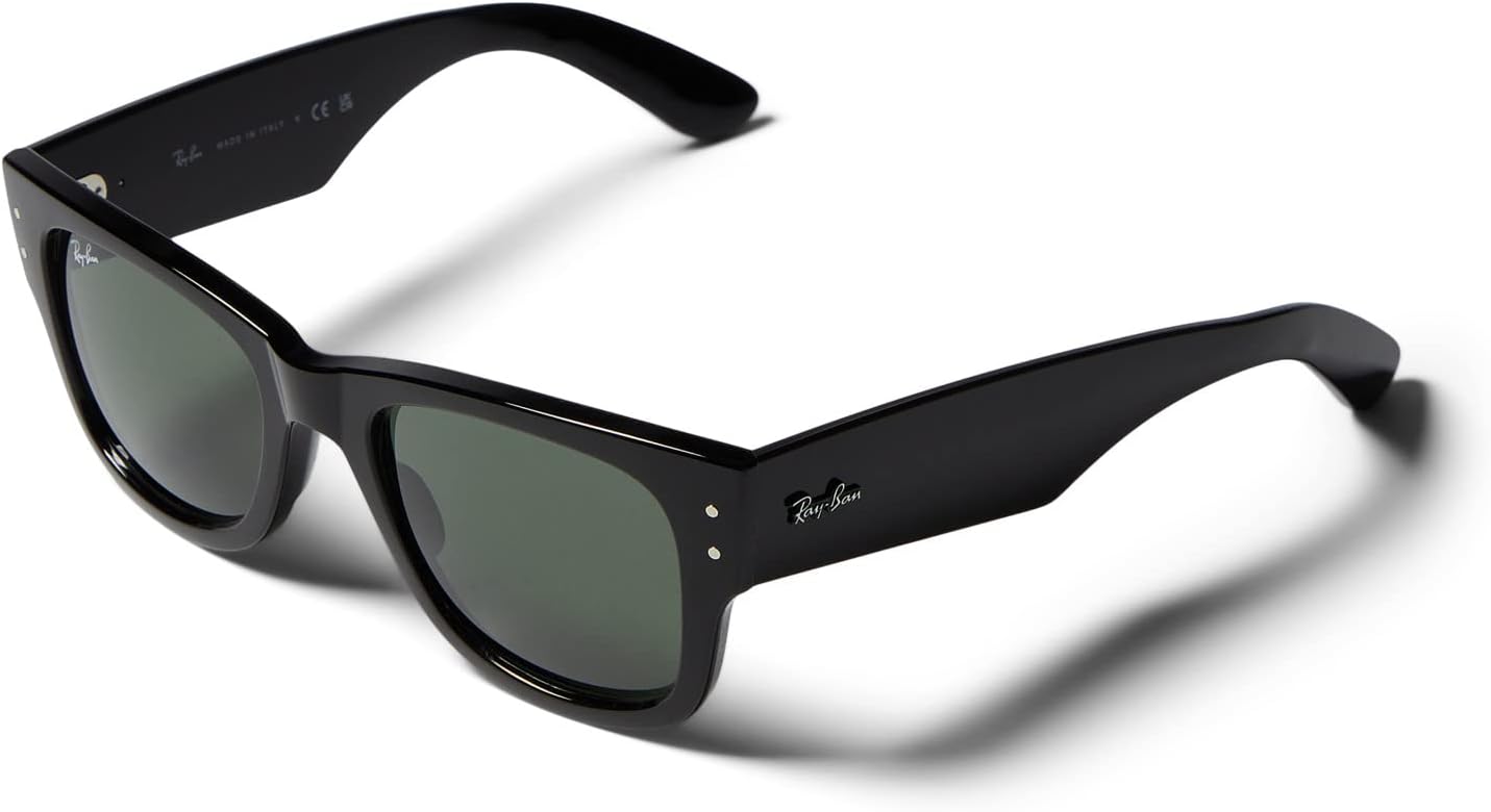 Солнцезащитные очки 51 mm 0RB0840S Mega Wayfarer Ray-Ban, цвет Black/Green