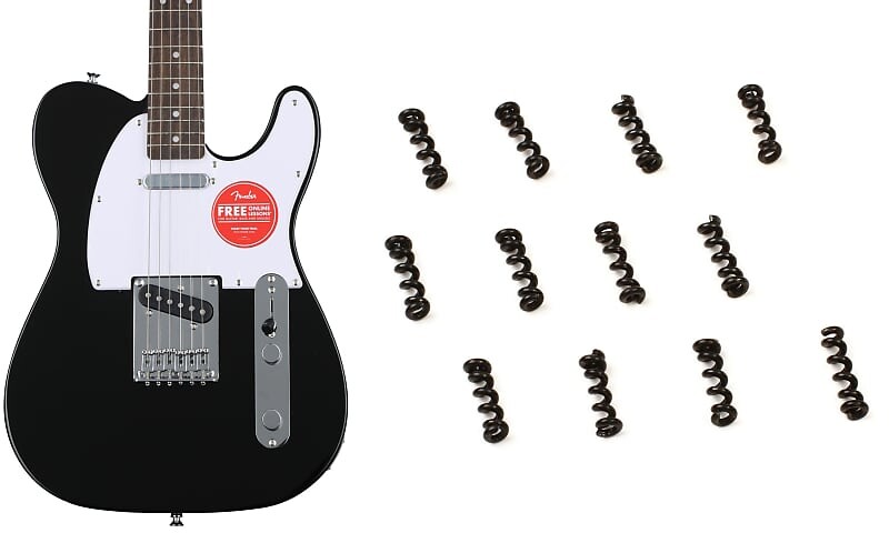 

Электрогитара Squier Bullet Telecaster с грифом Laurel - черный комплект с пружинами натяжения рычага Stratocaster Tremolo Fender American Series (набор из 12) Squier + Fender 0370045506=1 0994931000=1