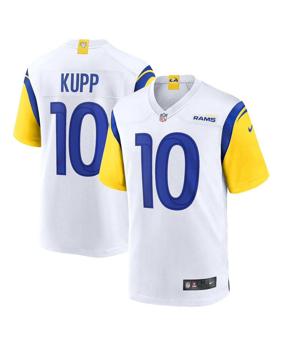 

Мужская белая майка cooper kupp los angeles rams alternate game jersey Nike, белый