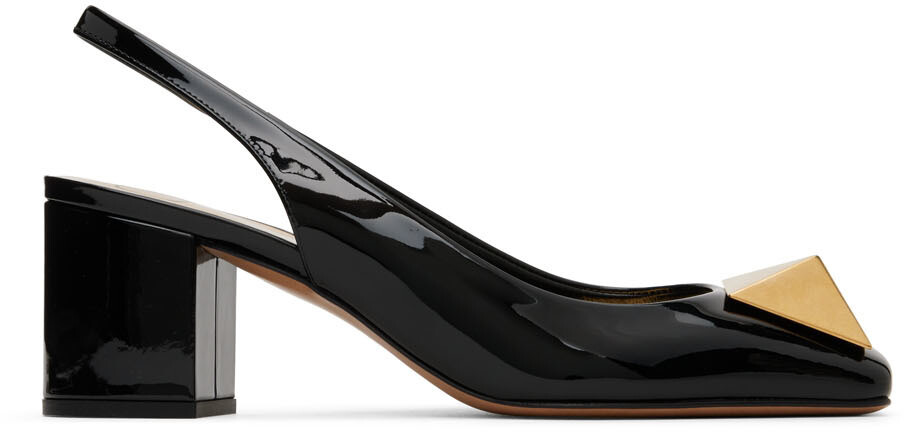 

Туфли с ремешком на пятке 60 Black One Stud Valentino Garavani