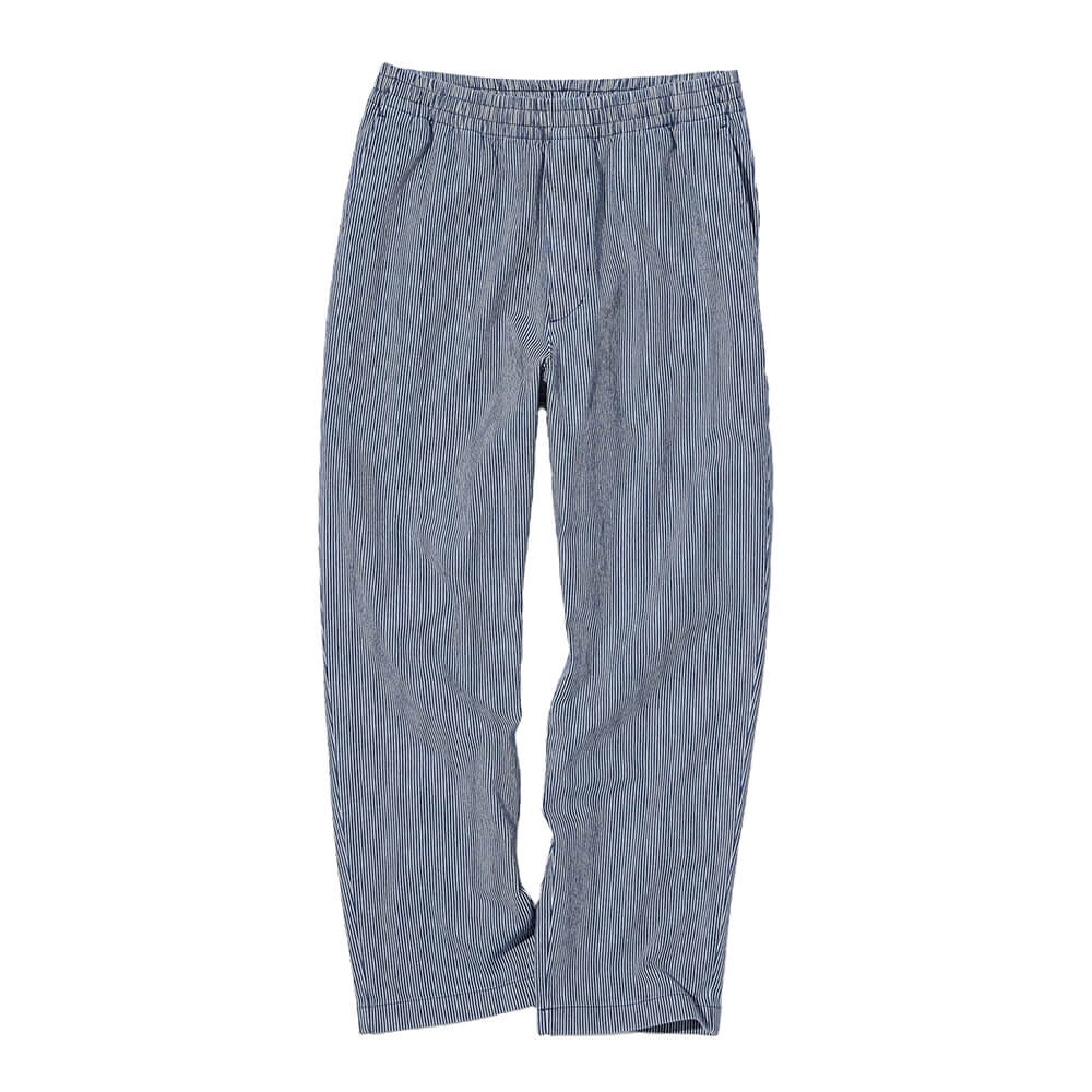 

Брюки Uniqlo Cotton Hickory Striped Relaxed Fit, синий