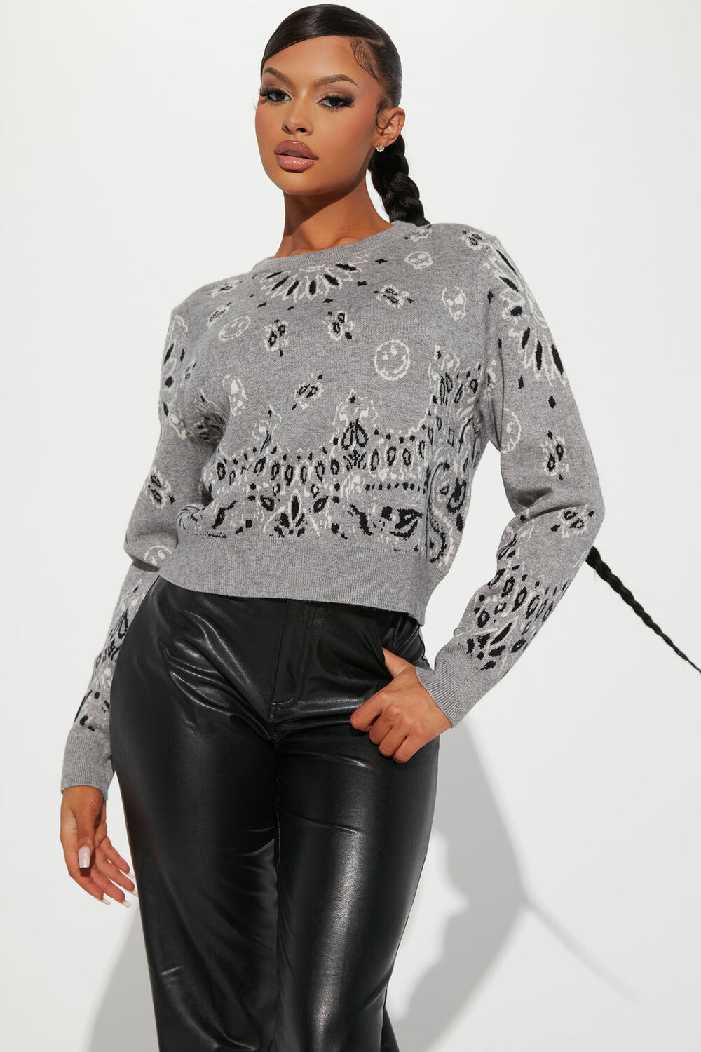 

Свитер Fashion Nova FN9043AGREY, серый