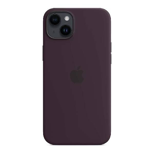 

Чехол силиконовый Apple iPhone 14 Plus с MagSafe, elderberry, Фиолетовый