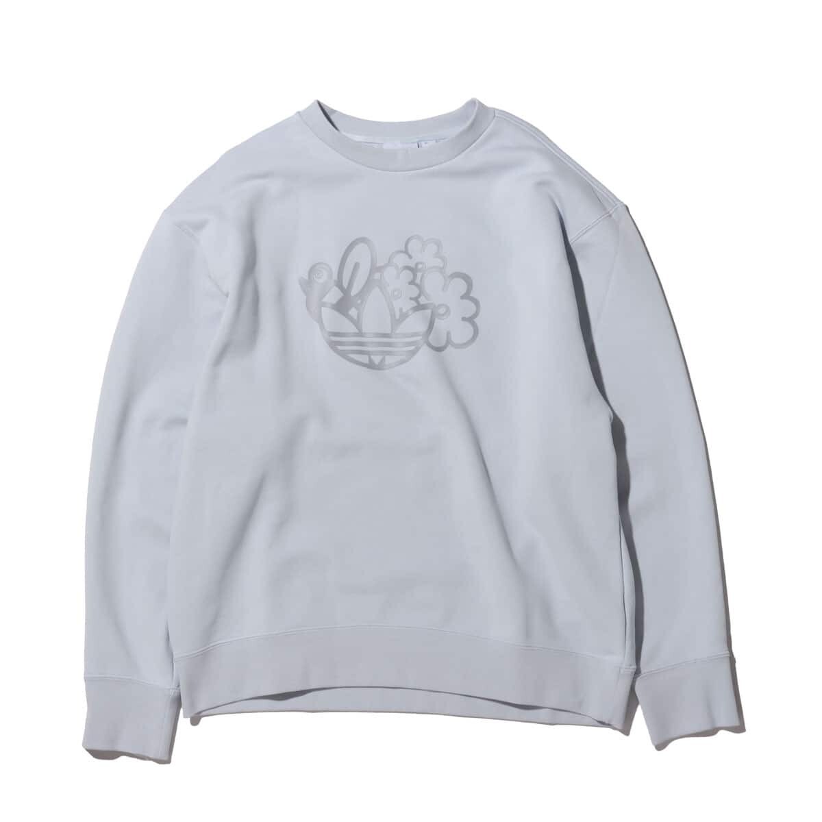 

Свитшот Adidas Originals х Melting Sadness Crew, светло-голубой, Синий