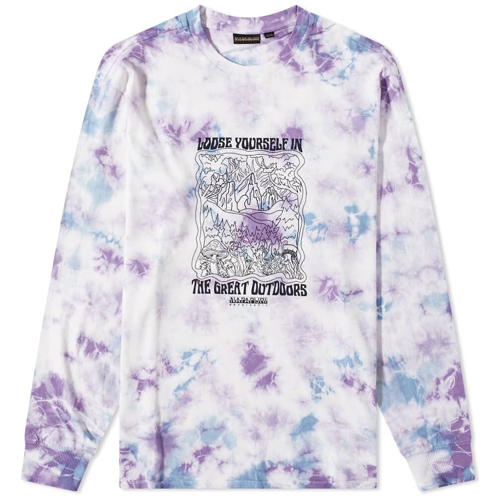 

Футболка Napapijri Tie Dye Long Sleeve Tee