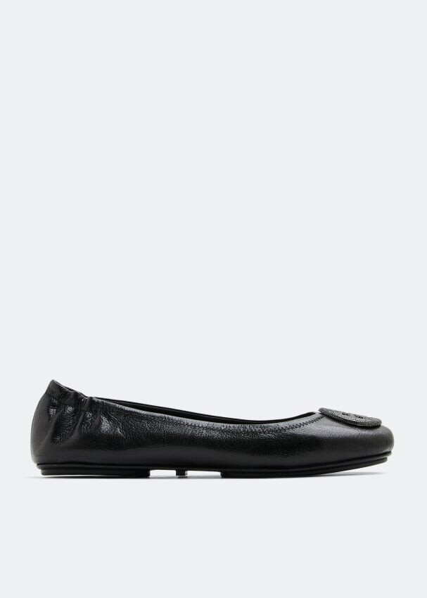 

Балетки TORY BURCH Minnie travel ballet flats, черный