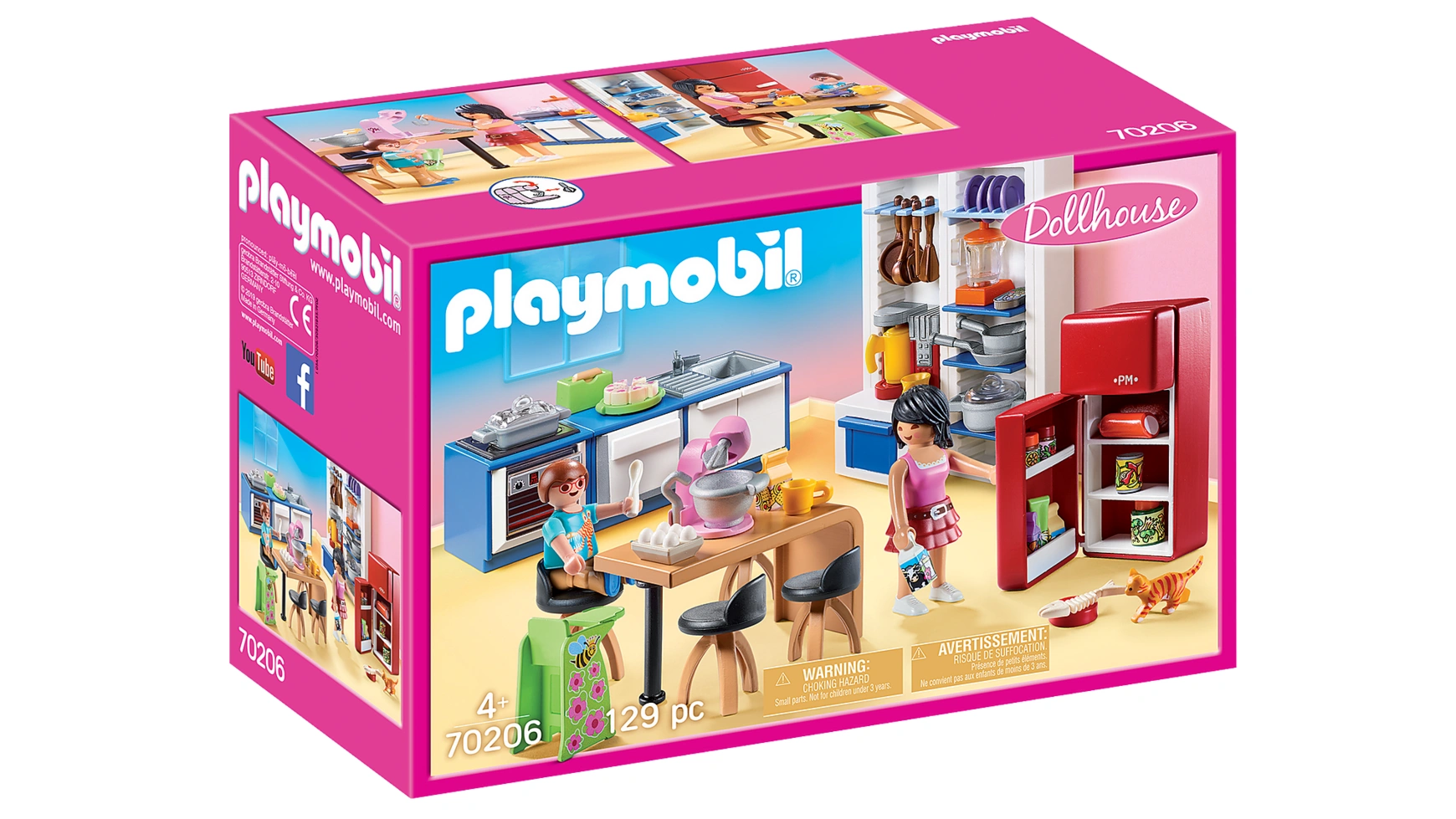 Кукольный домик семейная кухня Playmobil кукольный домик детская комната playmobil