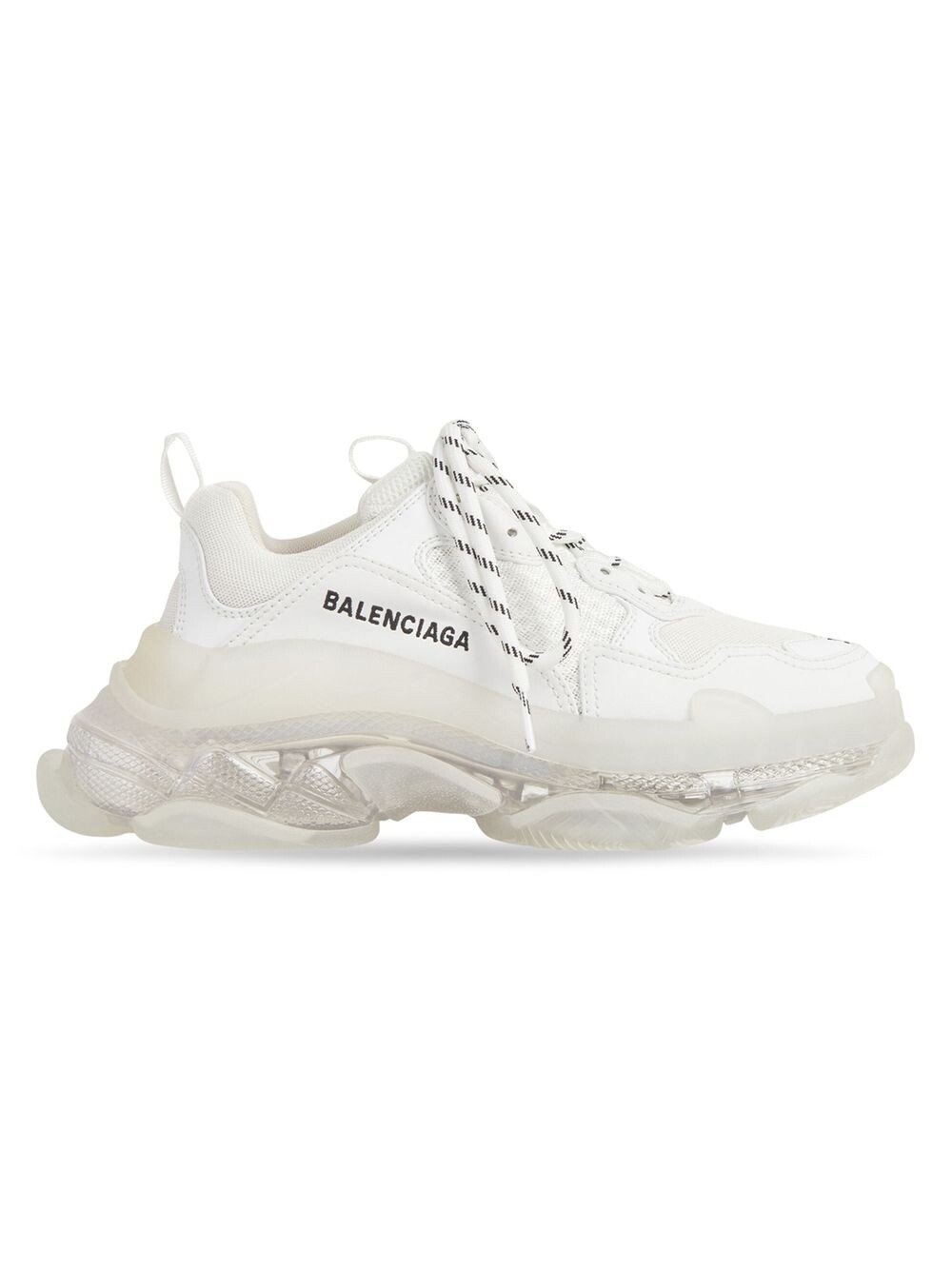 

Кроссовки Triple S с прозрачной подошвой Balenciaga, белый