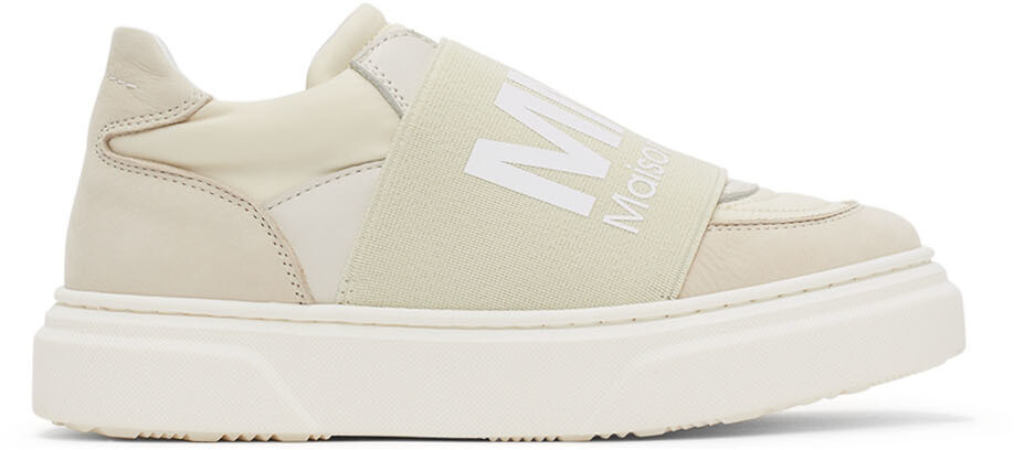 

Детские кроссовки Off-White & Grey с эластичным логотипом, серые MM6 Maison Margiela