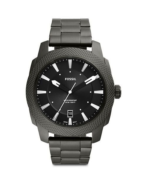 

Машинные часы, 49 мм Fossil, цвет Black