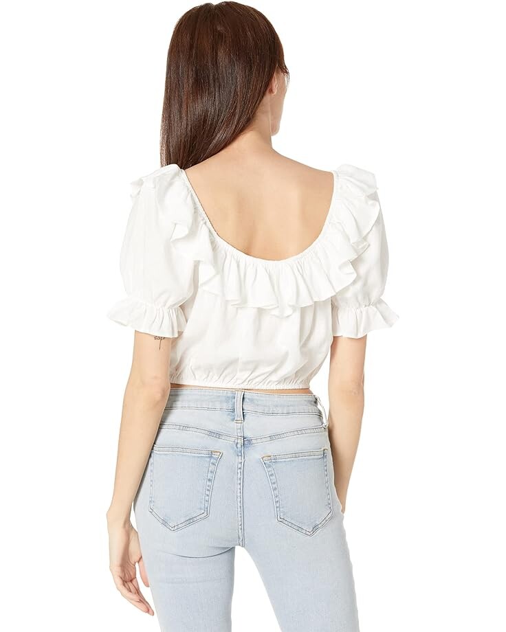 

Топ Show Me Your Mumu Jessie Top, цвет White Linen