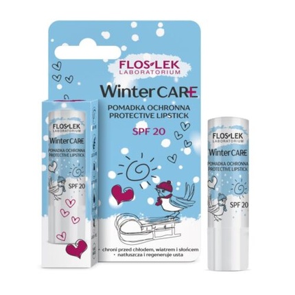 цена Floslek Winter Care Защитный бальзам для губ Spf20, New1