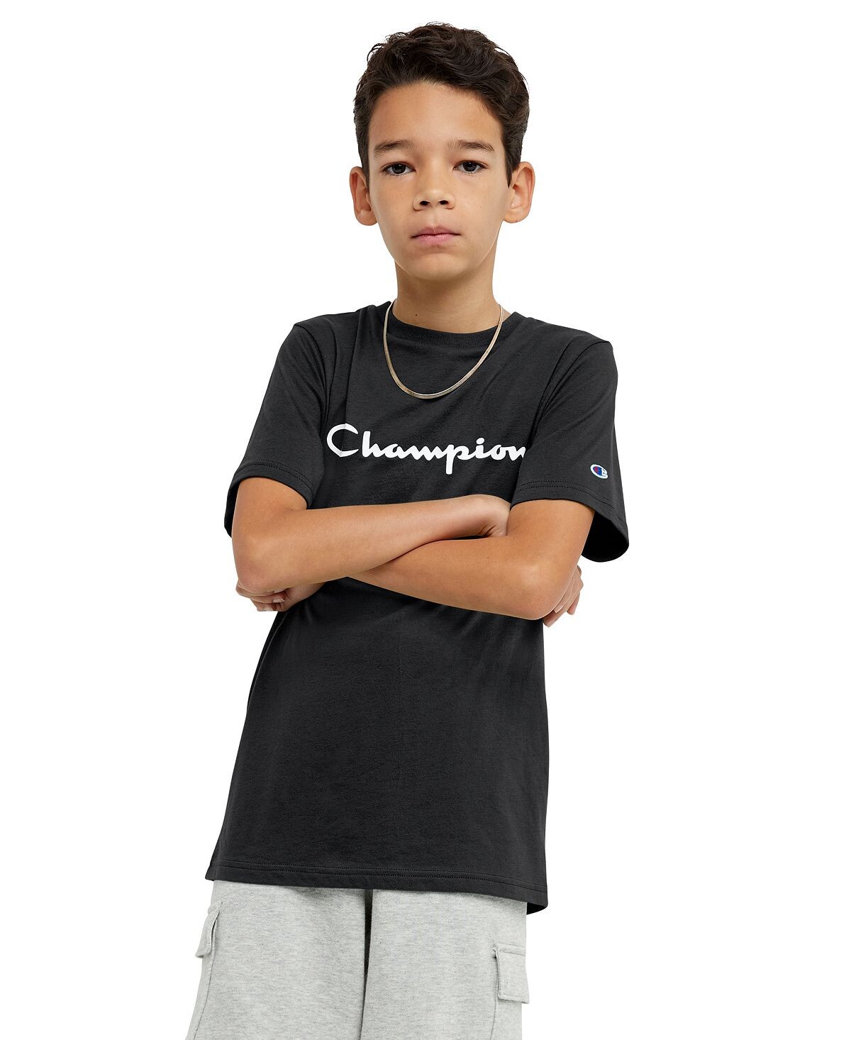 

Футболка с короткими рукавами для больших мальчиков Champion