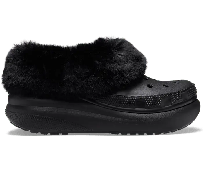 

Сабо утепленные Furever Crush Crocs мужские, цвет Black