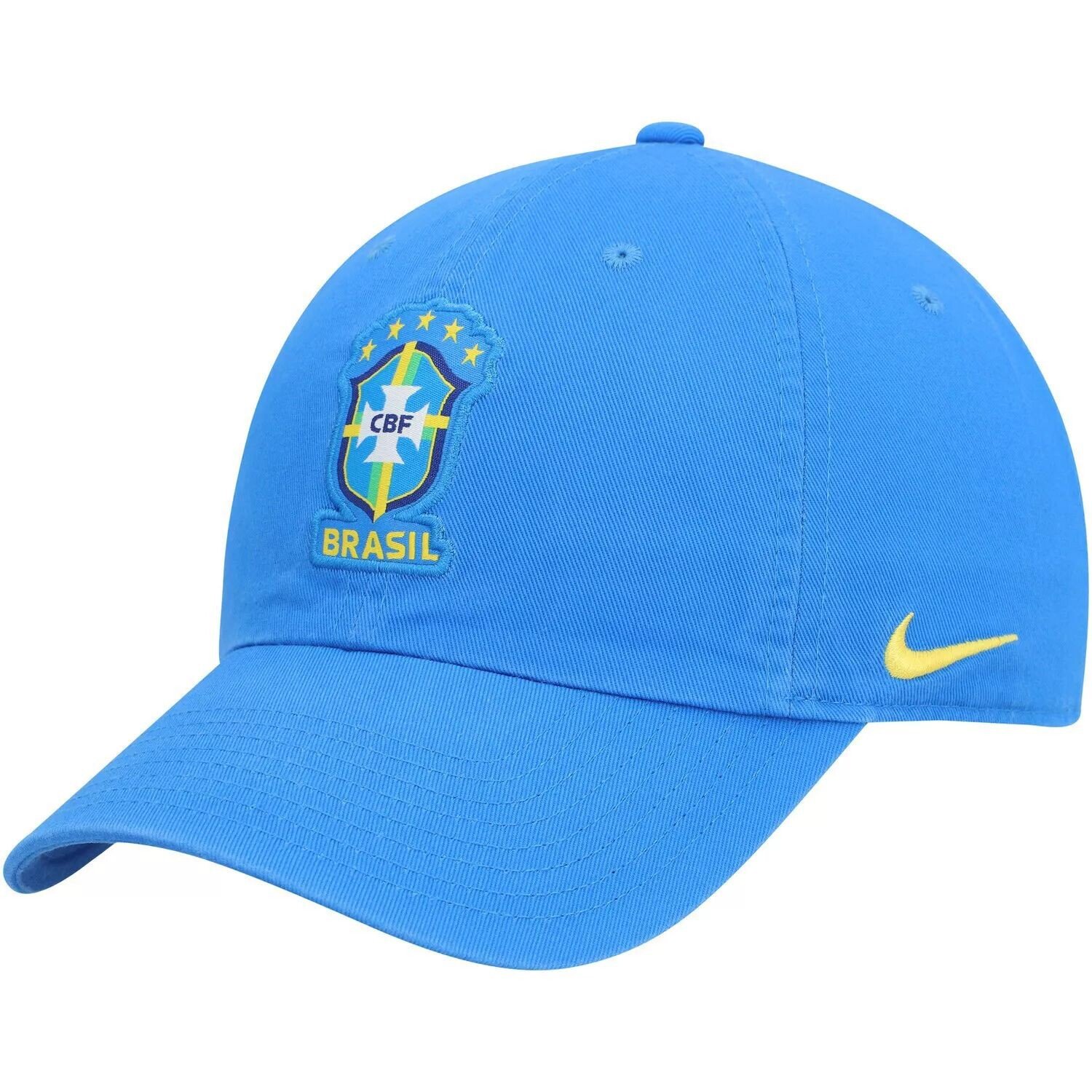 

Мужская регулируемая кепка Nike Blue Brazil National Team Campus