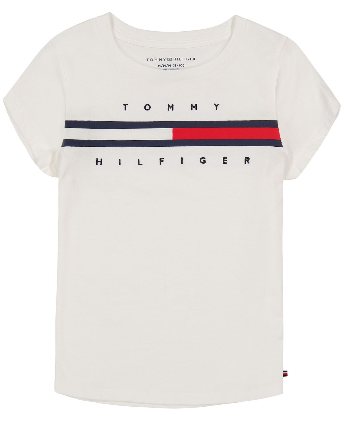 

Футболка с логотипом для маленьких девочек Tommy Hilfiger