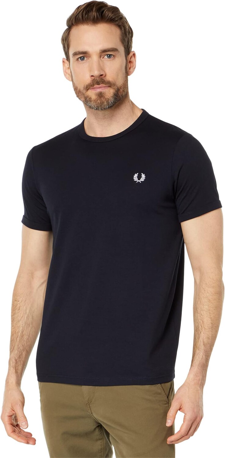 Футболка «Звонок» Fred Perry, темно-синий футболка звонок fred perry цвет ecru