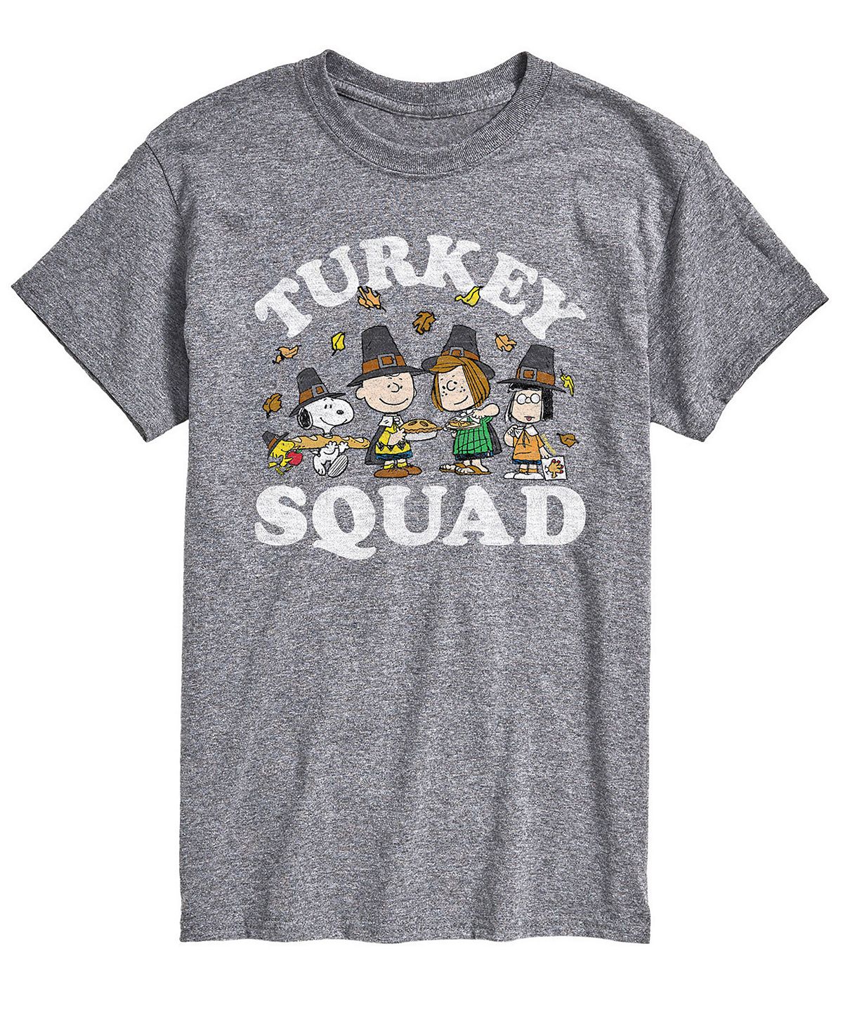 Мужская футболка с коротким рукавом Peanuts Turkey Squad AIRWAVES мужская гибридная футболка с коротким рукавом football turkey nap с повторяющимся рисунком airwaves серый