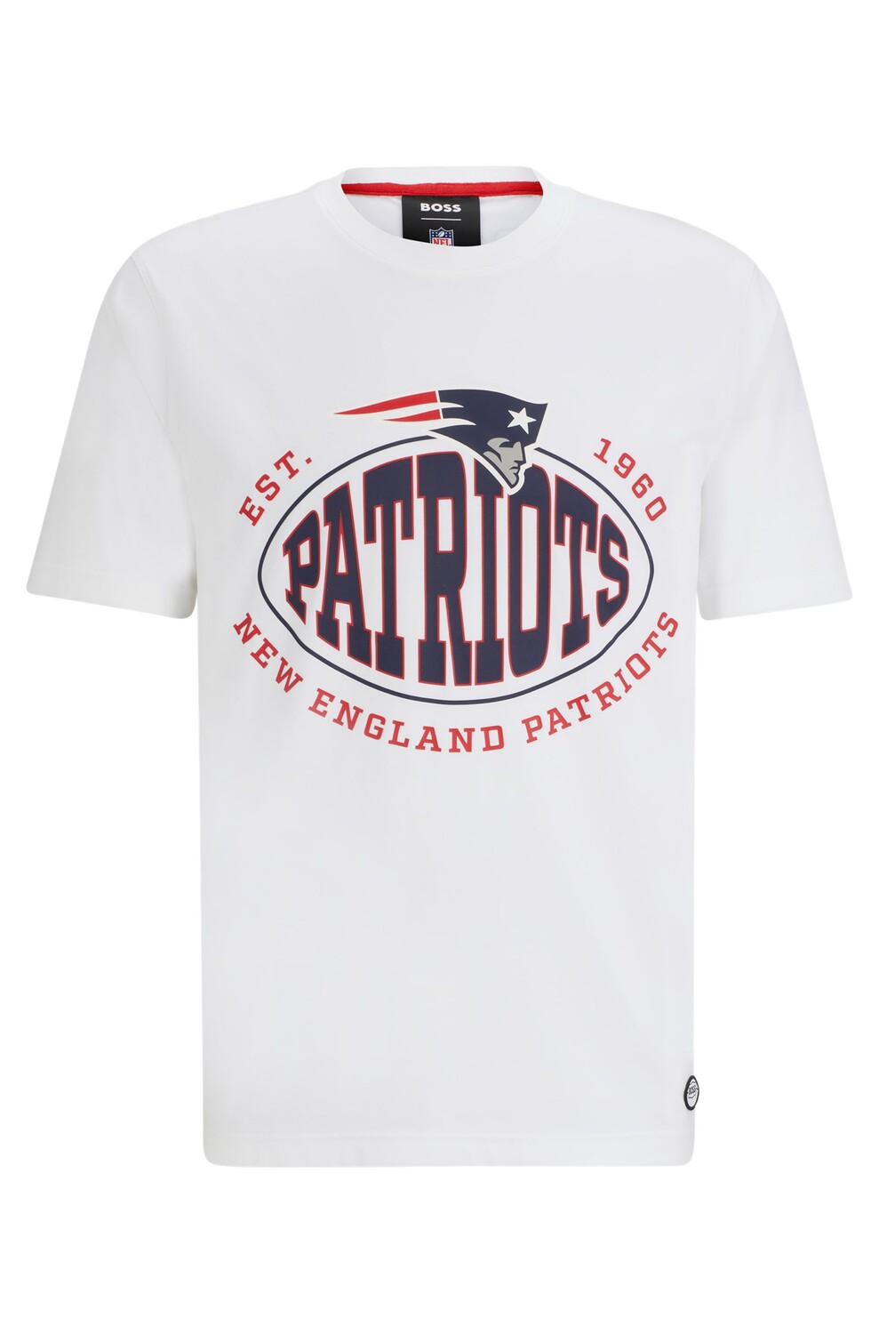 

Футболка Boss X Nfl Stretch-cotton Collaborative Branding, Patriots