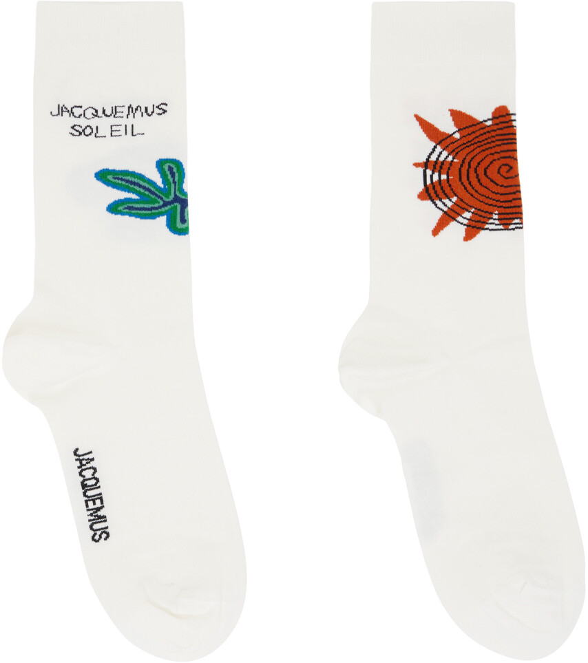 

Носки Off-White Le Raphia 'Les Chaussettes Espiral' Jacquemus