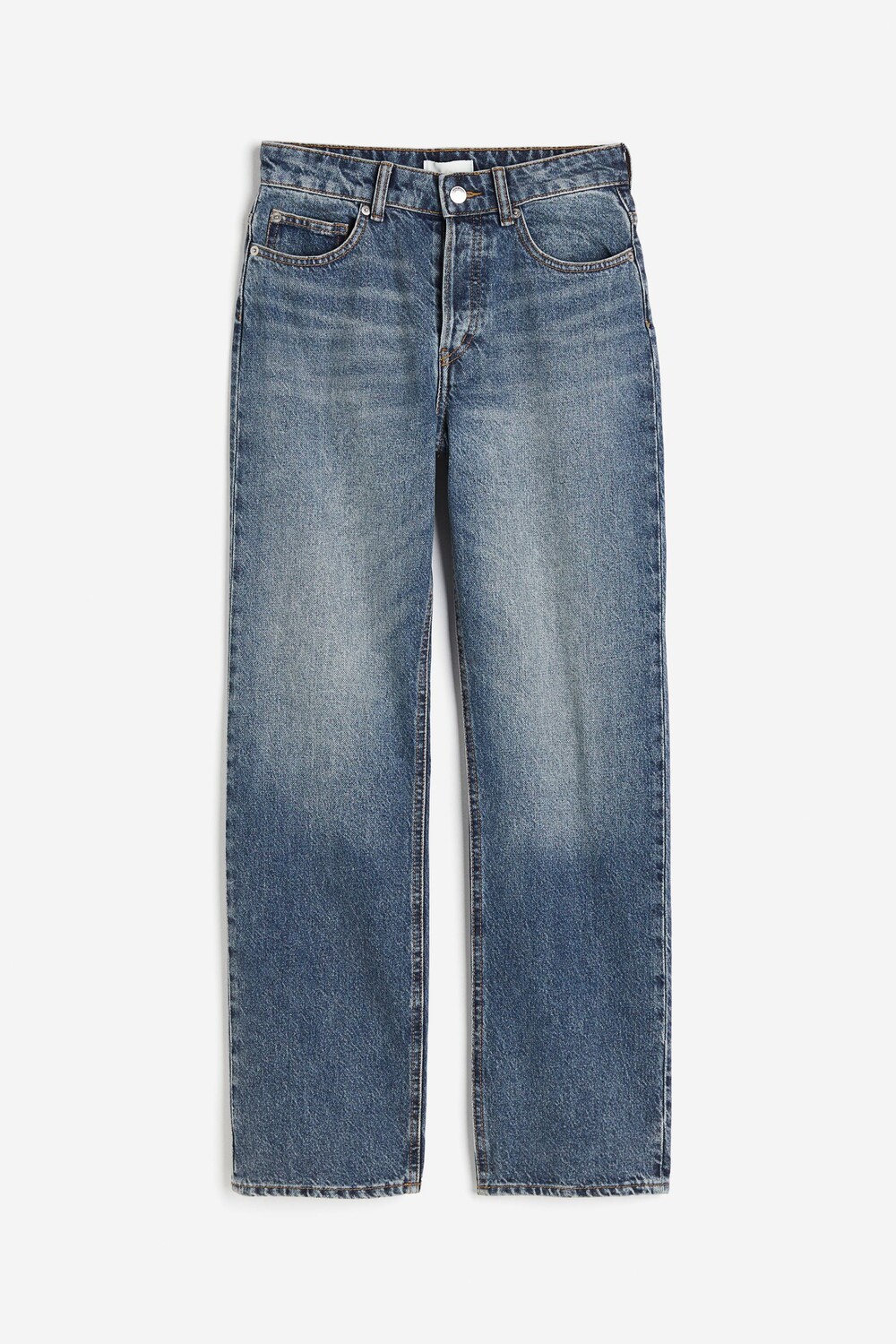 

Джинсы H&M Straight High, синий