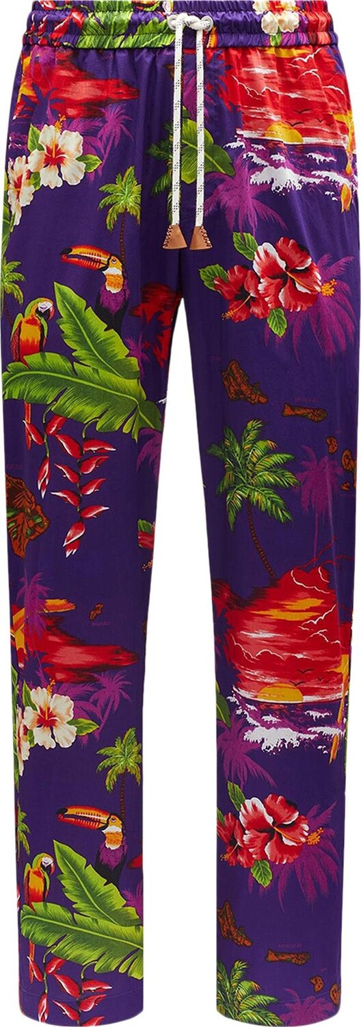 

Брюки Moncler Genius Printed Trousers 'Multicolor', разноцветный