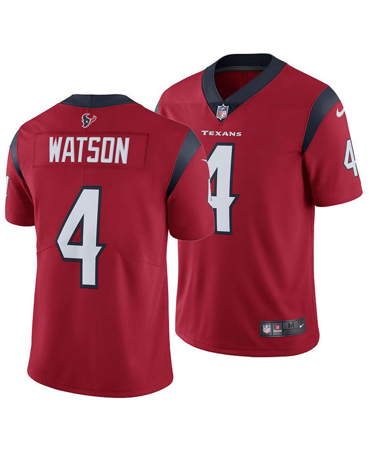 

Мужская футболка deshaun watson houston texans vapor untouchable limited limited Nike, красный