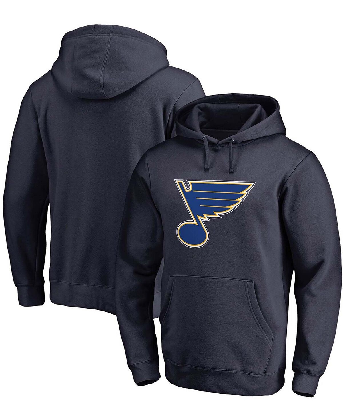 

Мужская темно-синяя флисовая толстовка с капюшоном st. louis blues primary team logo Fanatics, синий