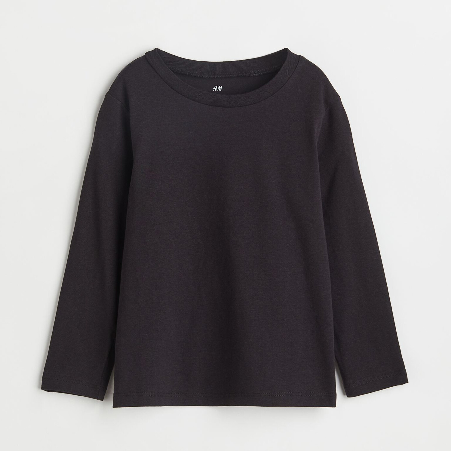 

Футболка с длинными рукавами H&M Basics, черный