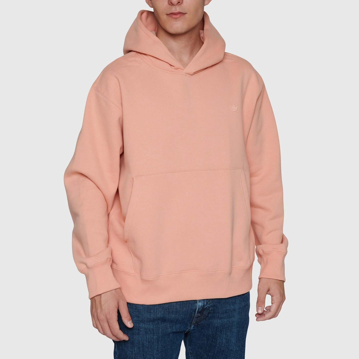

Худи adidas Originals Adicolor 3D Trefoil, розовый